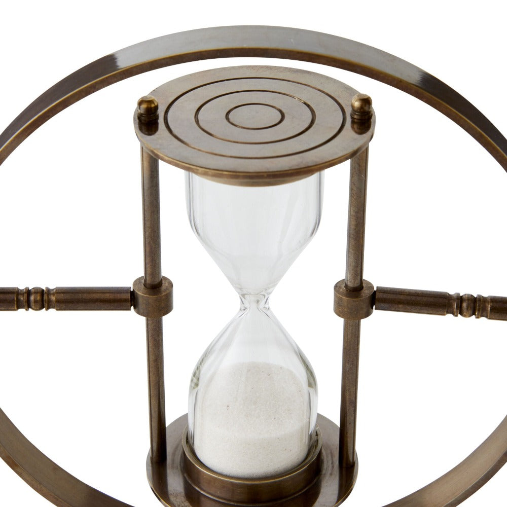 Vitruvian Brass Sand Timer