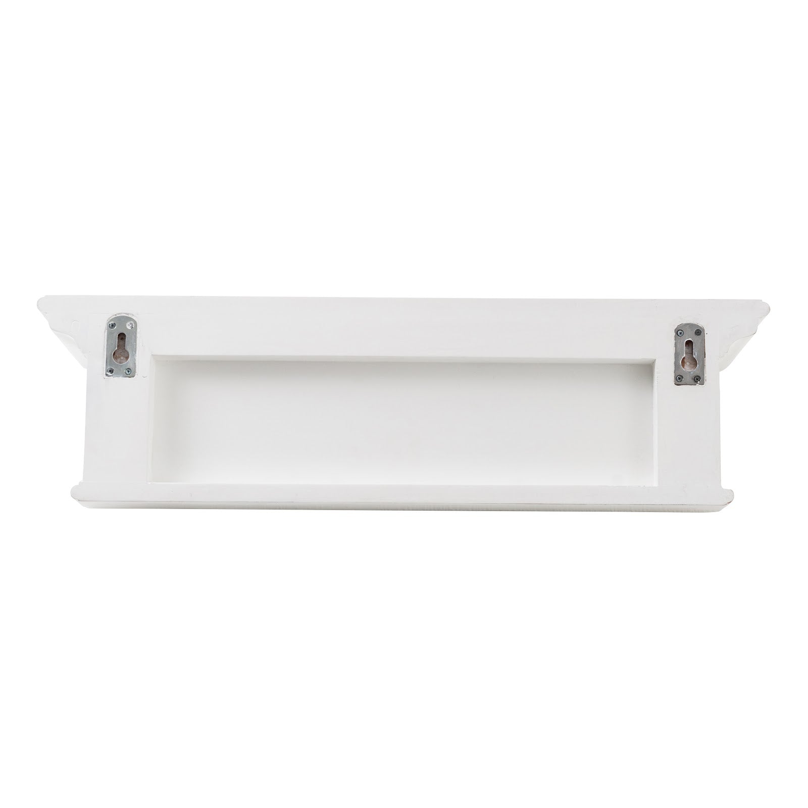 Wall-Mounted 4 Hooks Coat Rack White