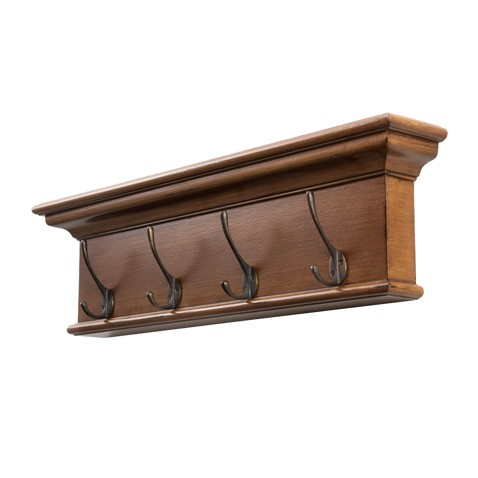 Wall-Mounted 4 Hooks Coat Rack (Available in 9 Colors)