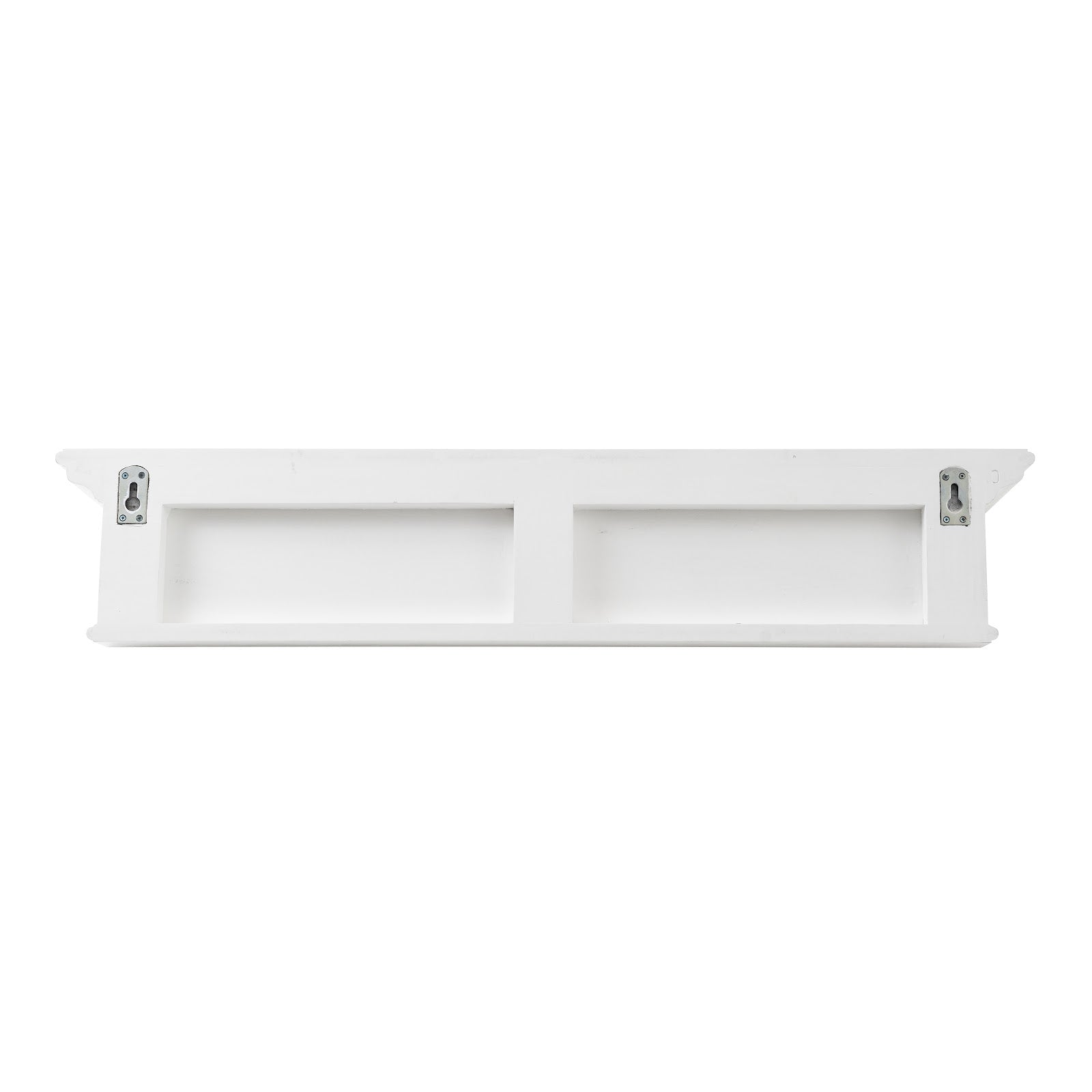 Wall-Mounted 6 Hooks Coat Rack White