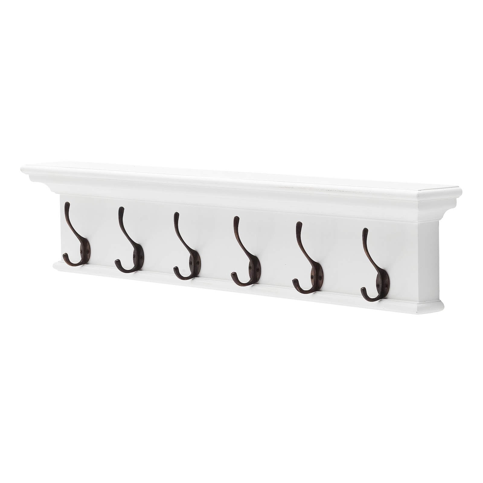 Wall-Mounted 6 Hooks Coat Rack (Available in 9 Colors)