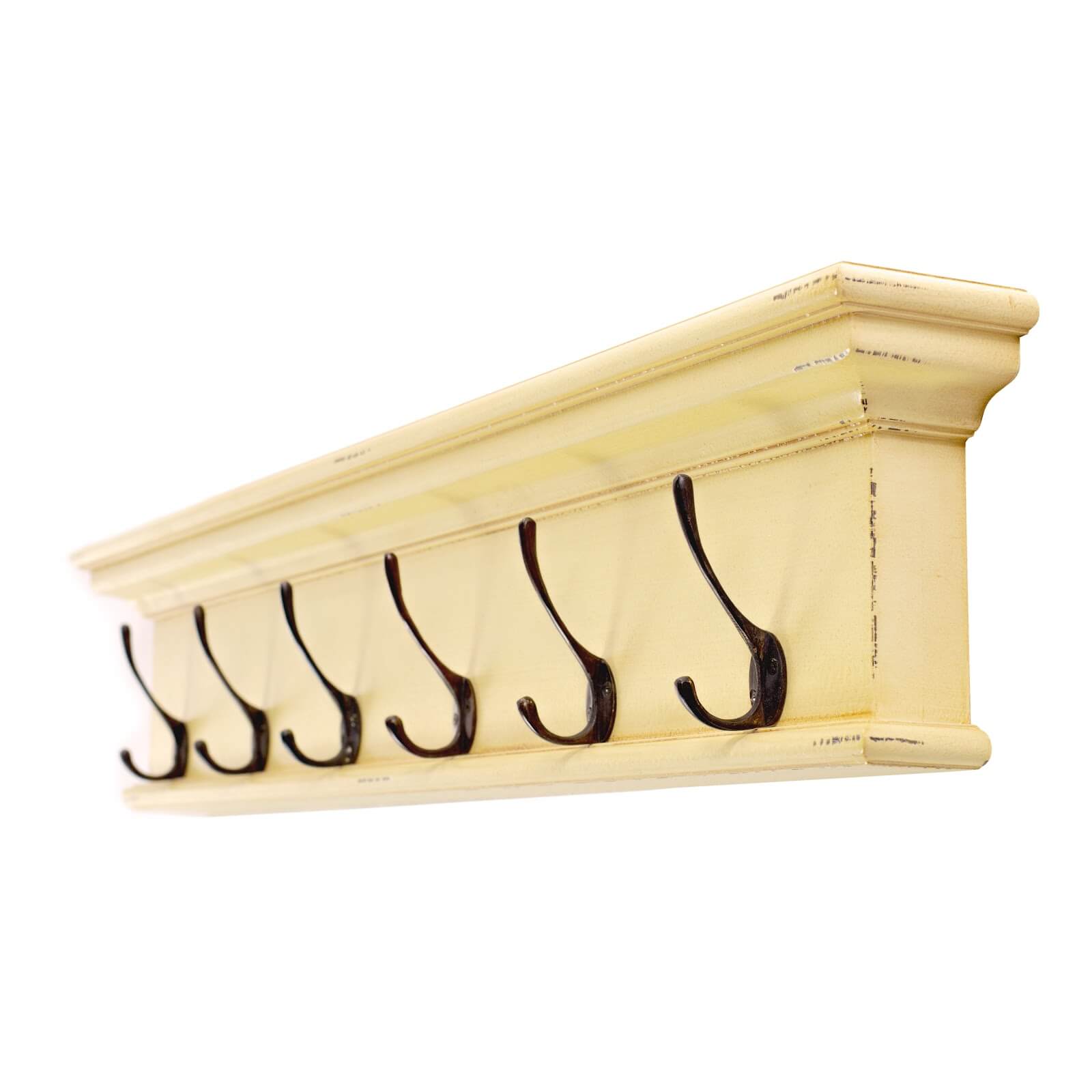 Wall-Mounted 6 Hooks Coat Rack (Available in 9 Colors)