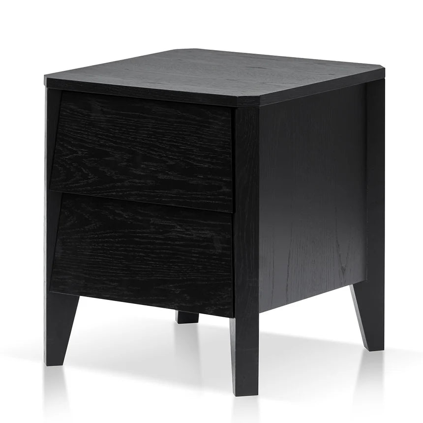 Warmth and Elegance Bedside Table 45cms - Black