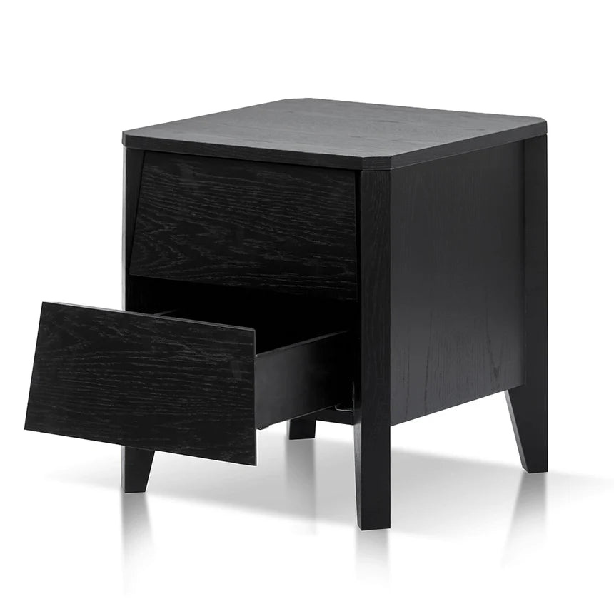 Warmth and Elegance Bedside Table 45cms - Black