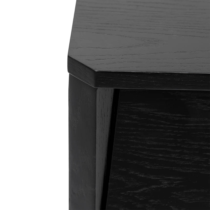 Warmth and Elegance Bedside Table 45cms - Black