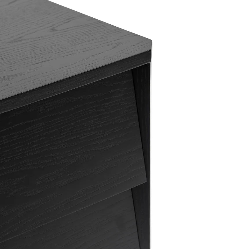 Warmth and Elegance Bedside Table 45cms - Black