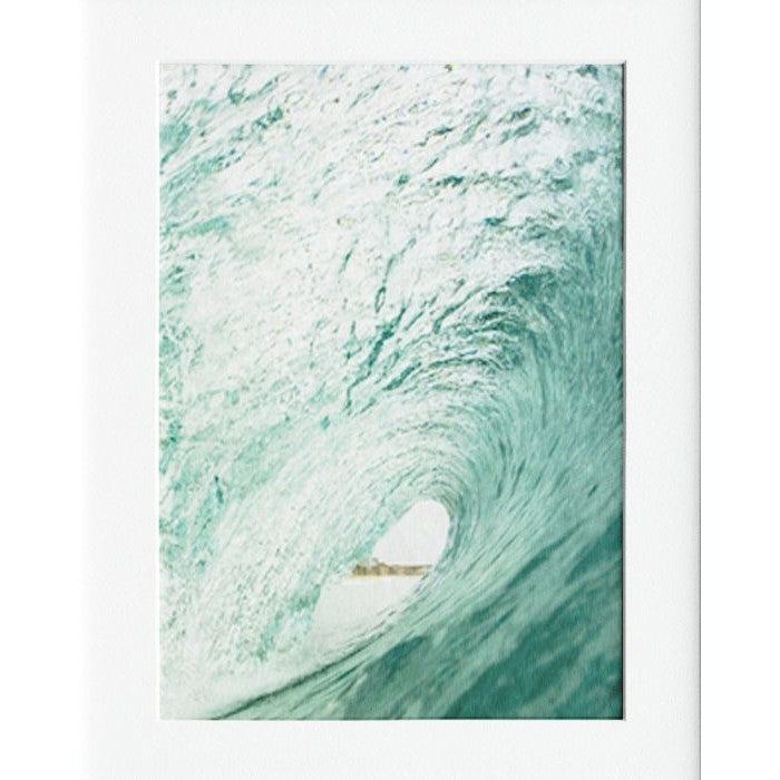 Wave Tunnel Mounted Print Wall Decor - 40x50cms