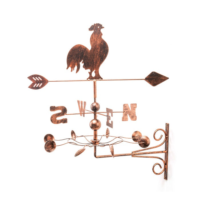 Wall Mounted Weathervane & Wind Spinner - Bronze