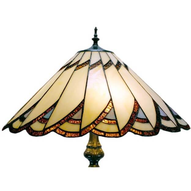 Wedges Tiffany Style Stained Glass Floor Lamp