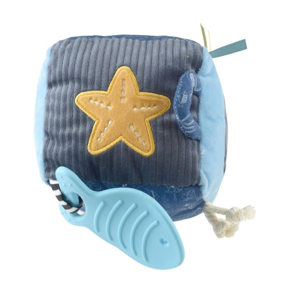 Whale Snuggle Soft Sensation Baby Cube Toy