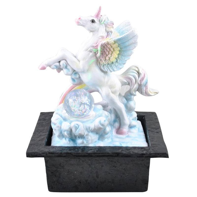 Whimsical Magical Unicorn Water Fountain