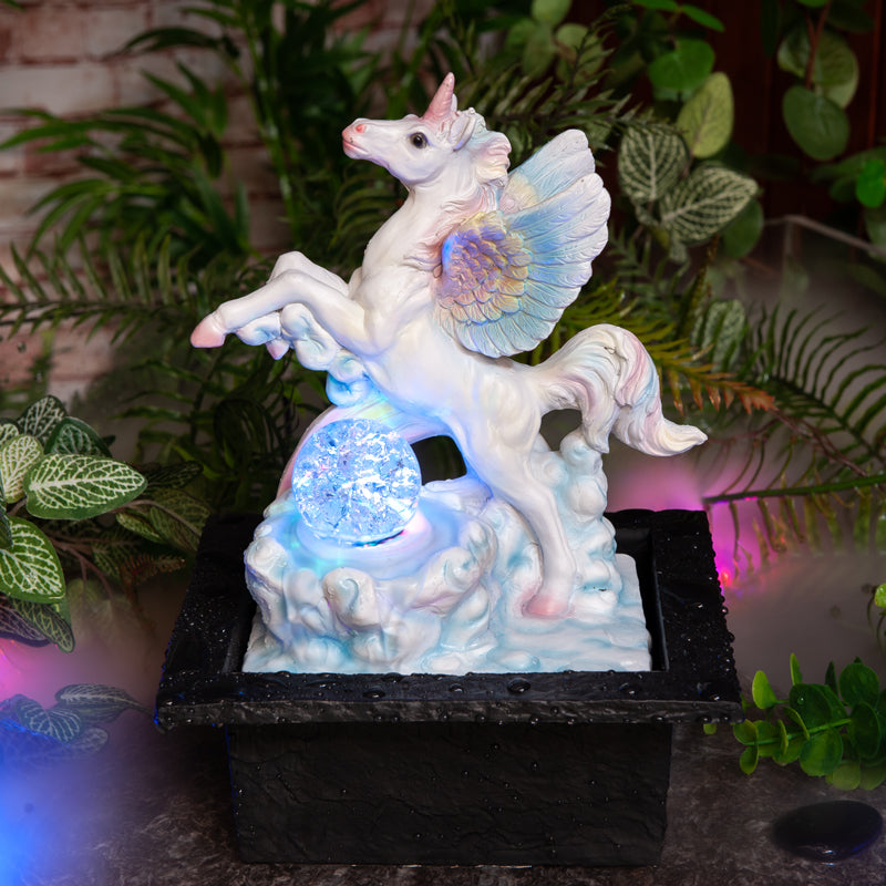 Whimsical Magical Unicorn Water Fountain