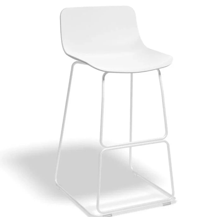 White Cloud High Shell Stool (Available in 2 Sizes)