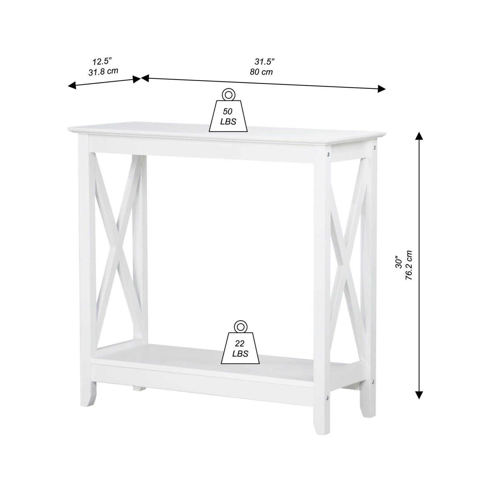 White Console Table with Style