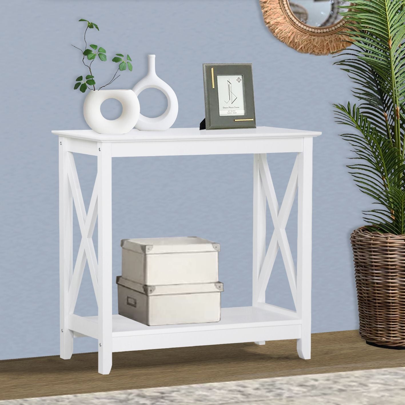 White Console Table with Style