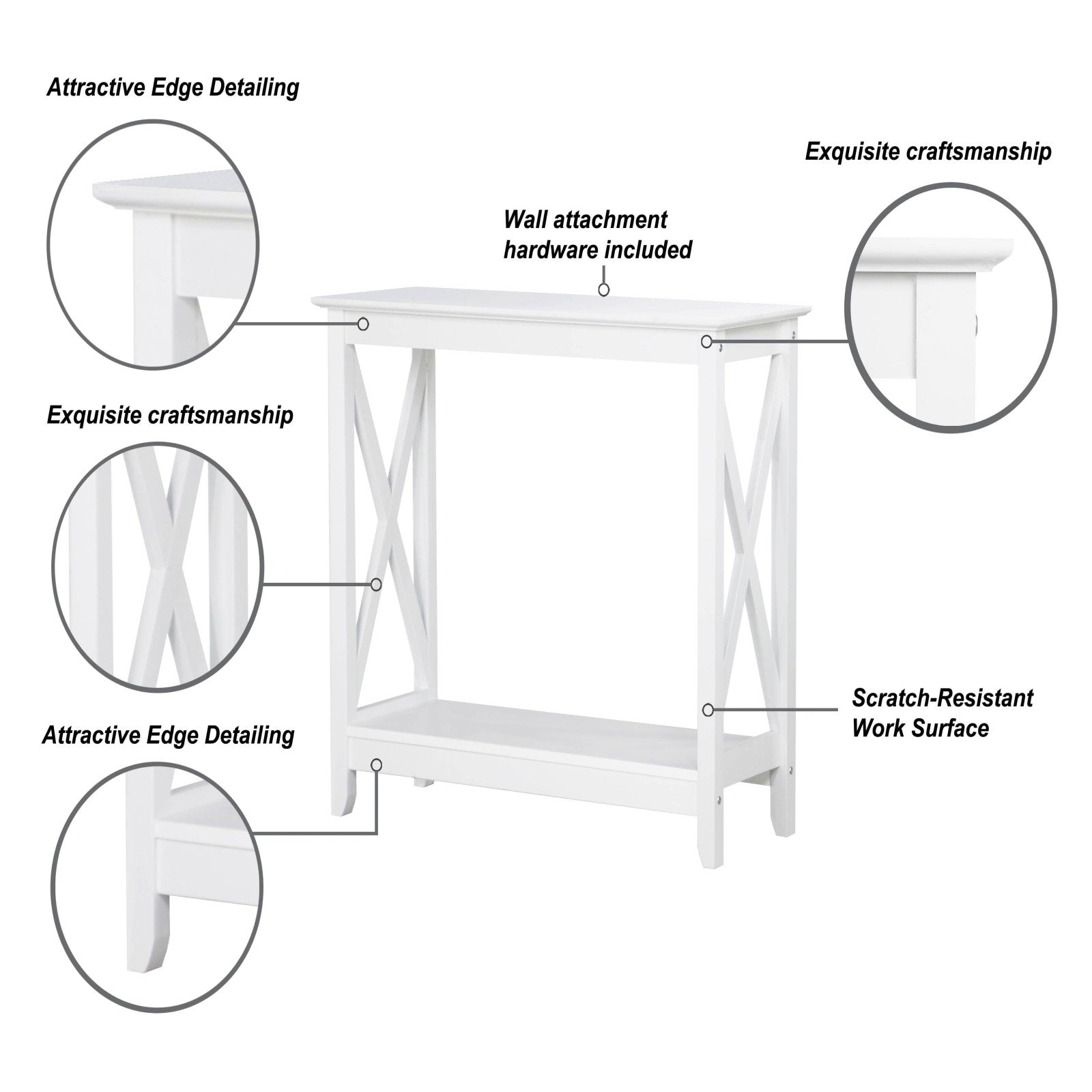 White Console Table with Style