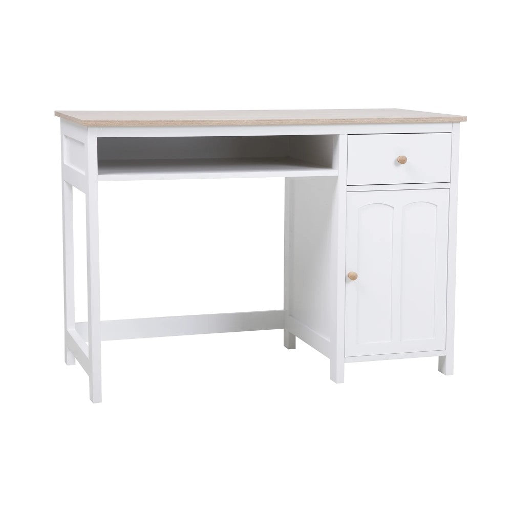 Classic and Clean Look White Study Desk