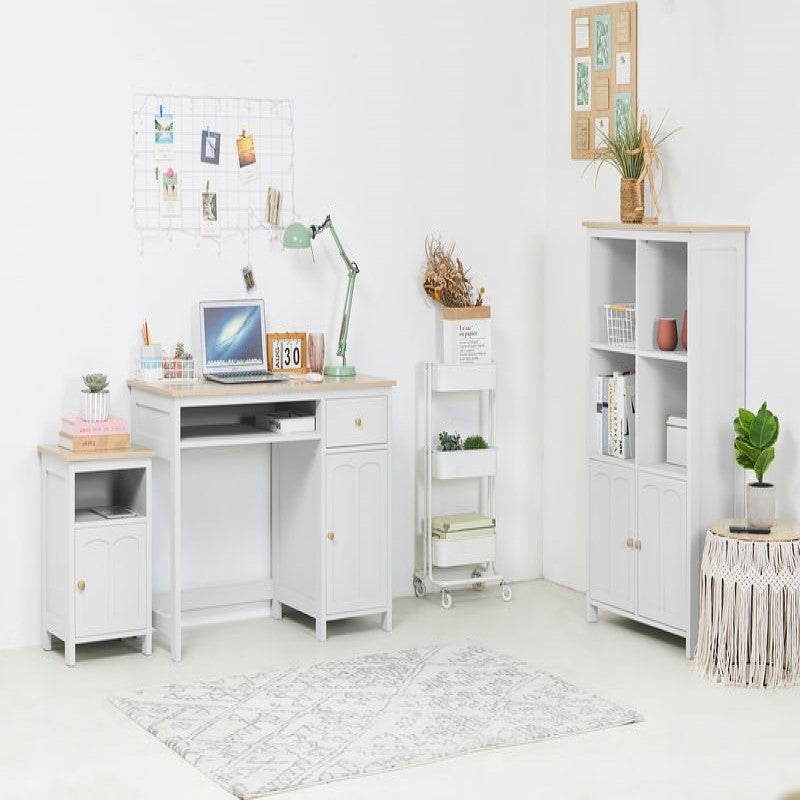 Classic and Clean Look White Study Desk