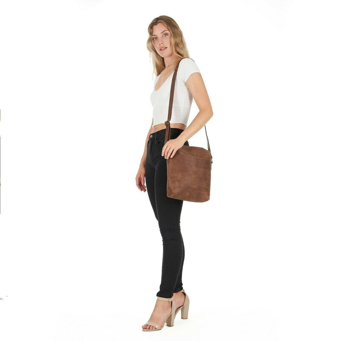 Wicker Wonders Leather Sling Bag