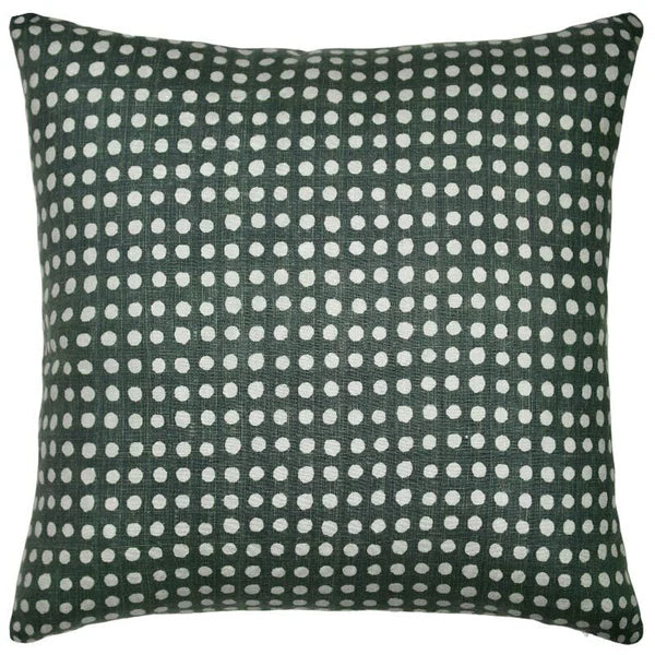 Wild Tropics Olive Square Linen Cushion - 50x50cms