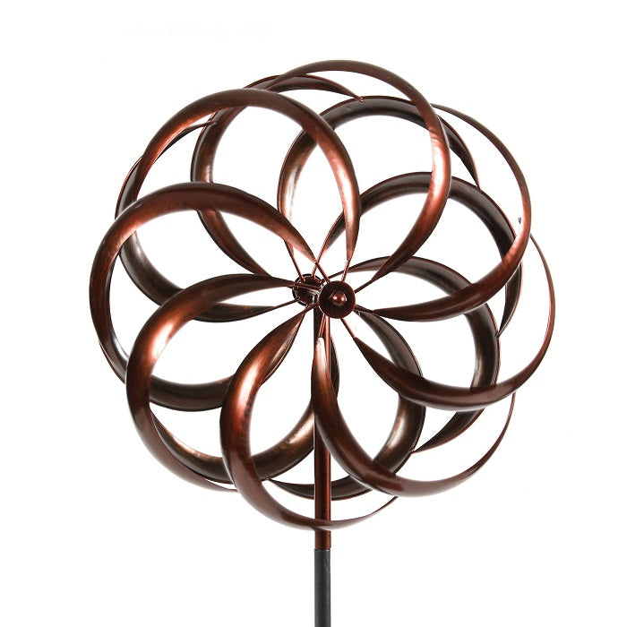 Kaleidoscope 2 Sided Wind Spinner - Bronze