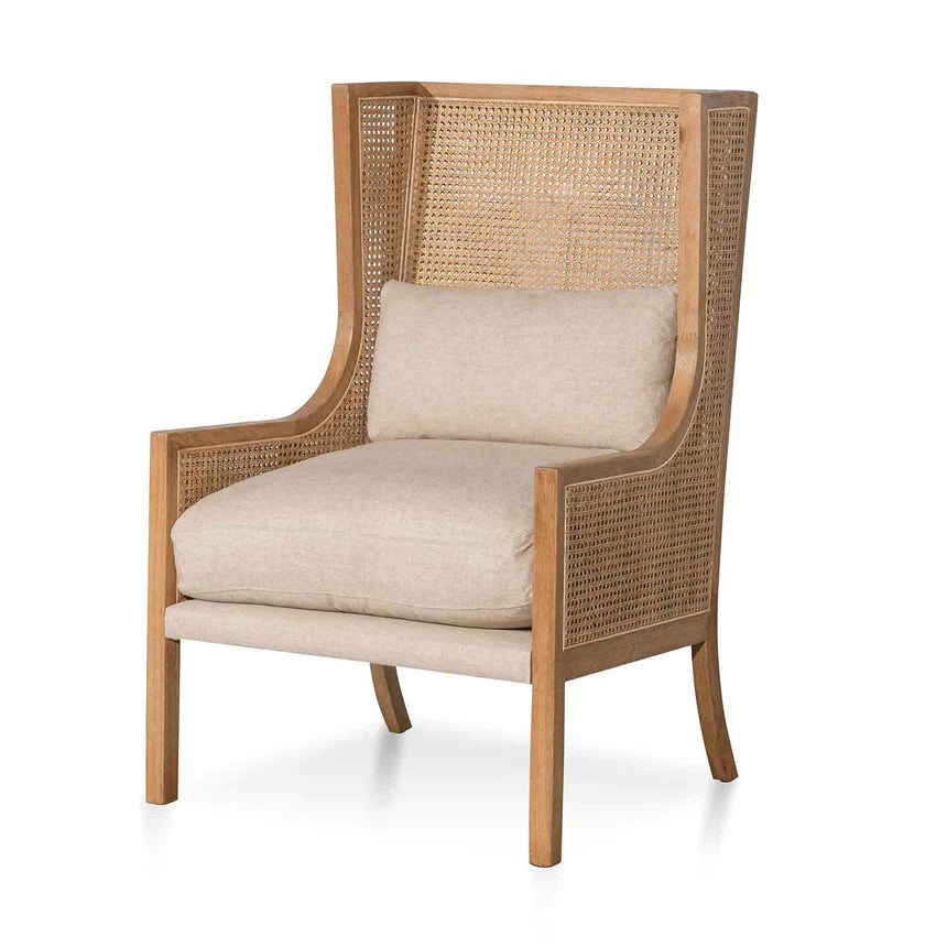 Wingback Rattan Lounge Chair