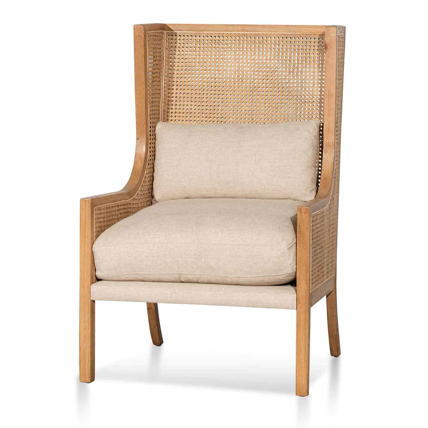 Wingback Rattan Lounge Chair