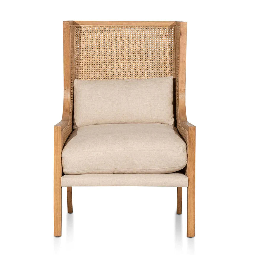 Wingback Rattan Lounge Chair