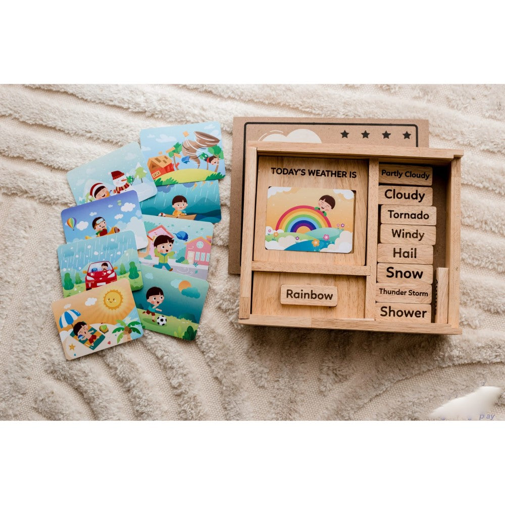 Wooden Box Weather Play Set