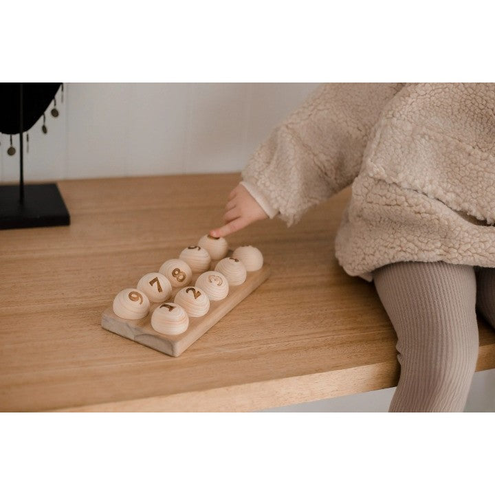 Wooden Count Me Egg Stand