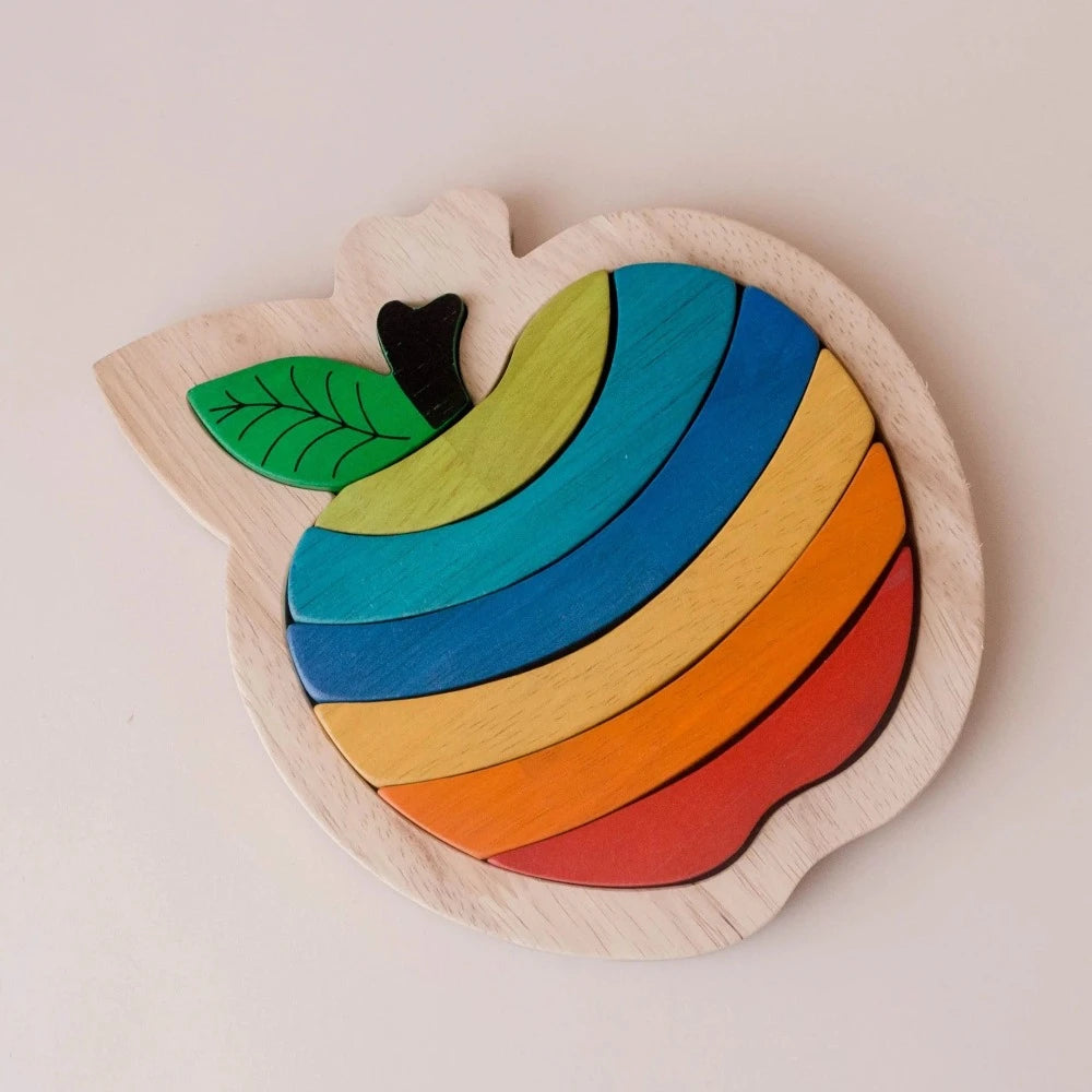 Wooden Delicious Apple Puzzle