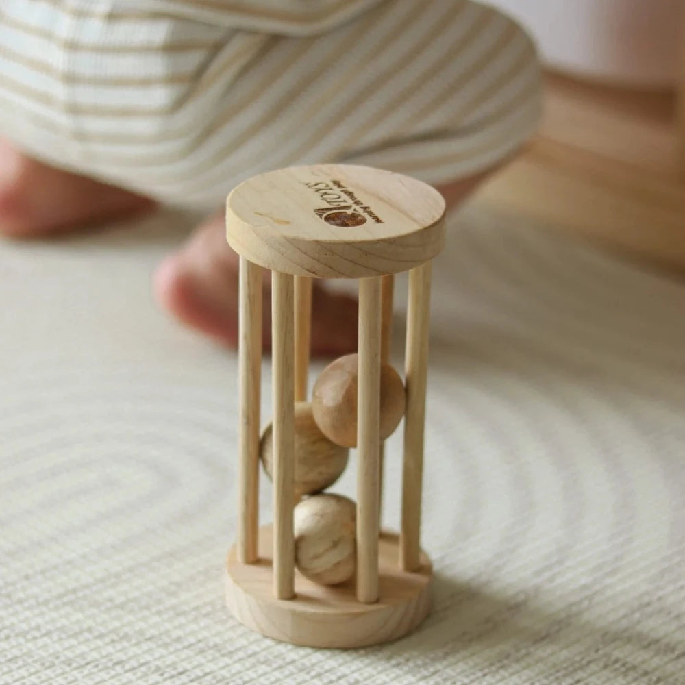 Wooden Deluxe Range Baby Rattle