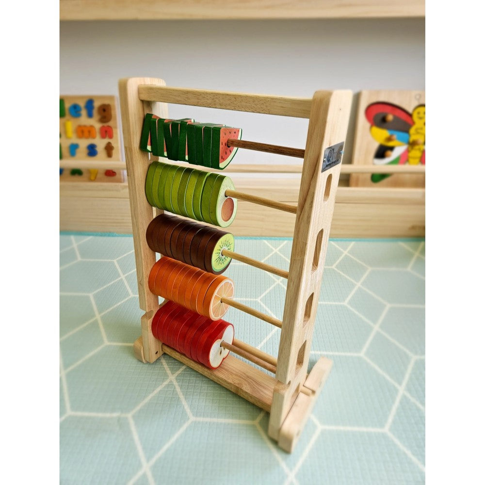 Wooden Fruitful Abacus Educational Toy