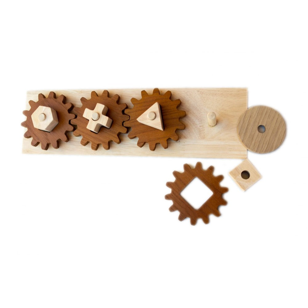 Wooden Fun Time Gear Puzzle