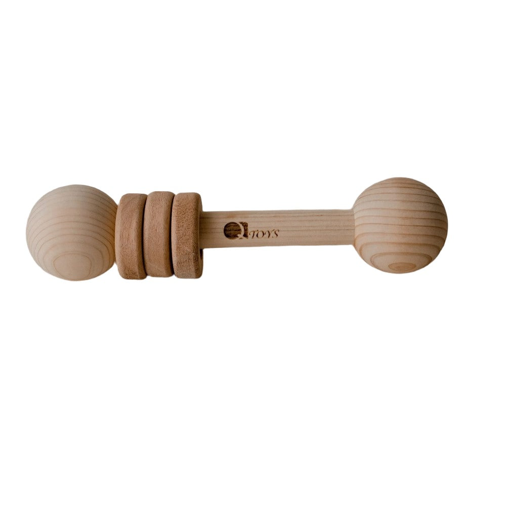 Wooden Grasping Baby Rattle