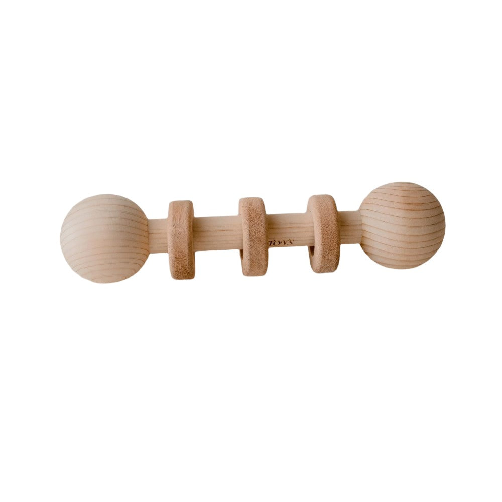 Wooden Grasping Baby Rattle