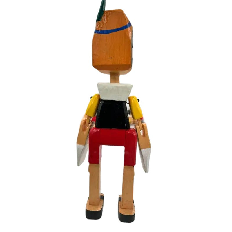 Wooden Handcrafted Sitting Pinnocchio - 7x10x20cms