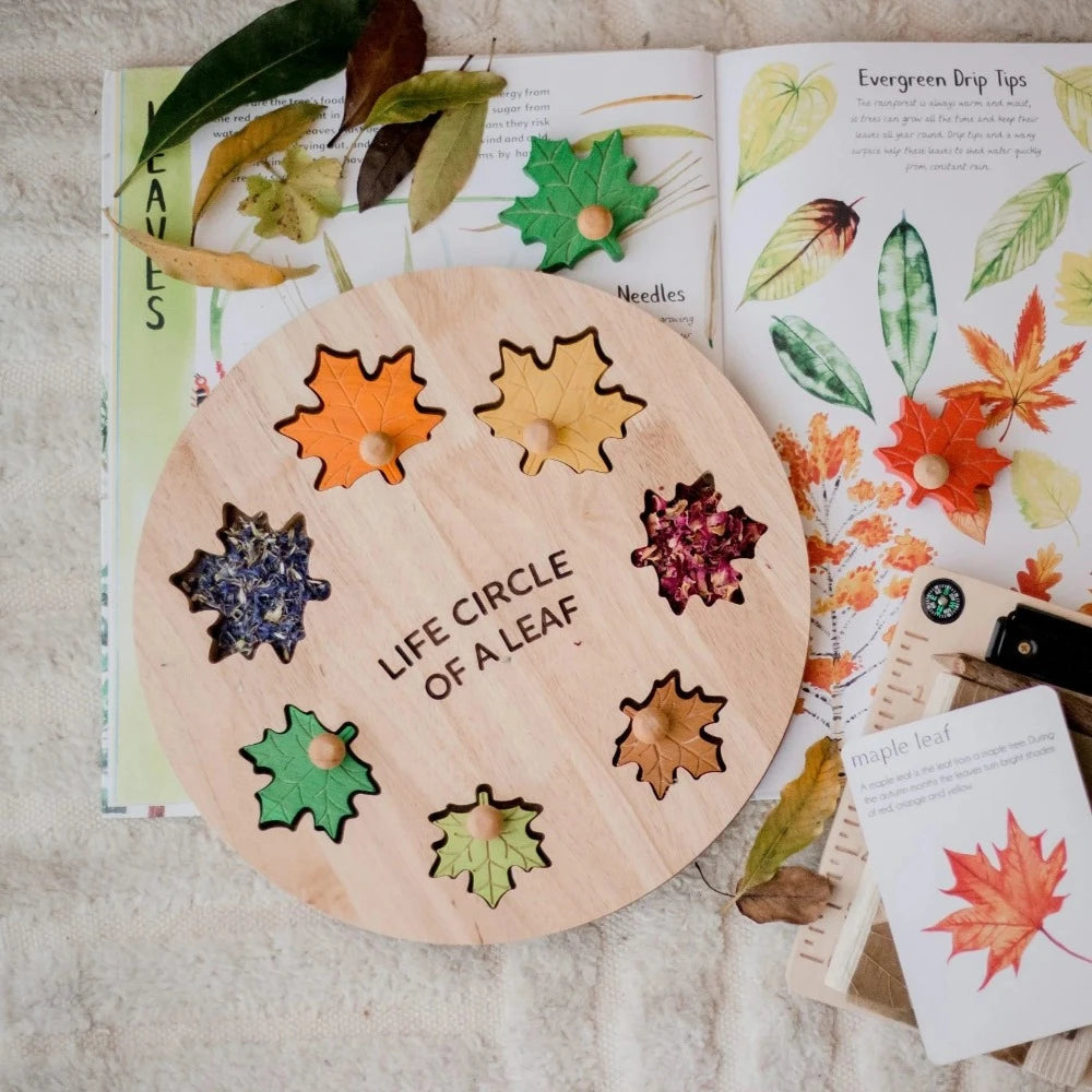 Wooden Leaf Circle of Life Puzzle