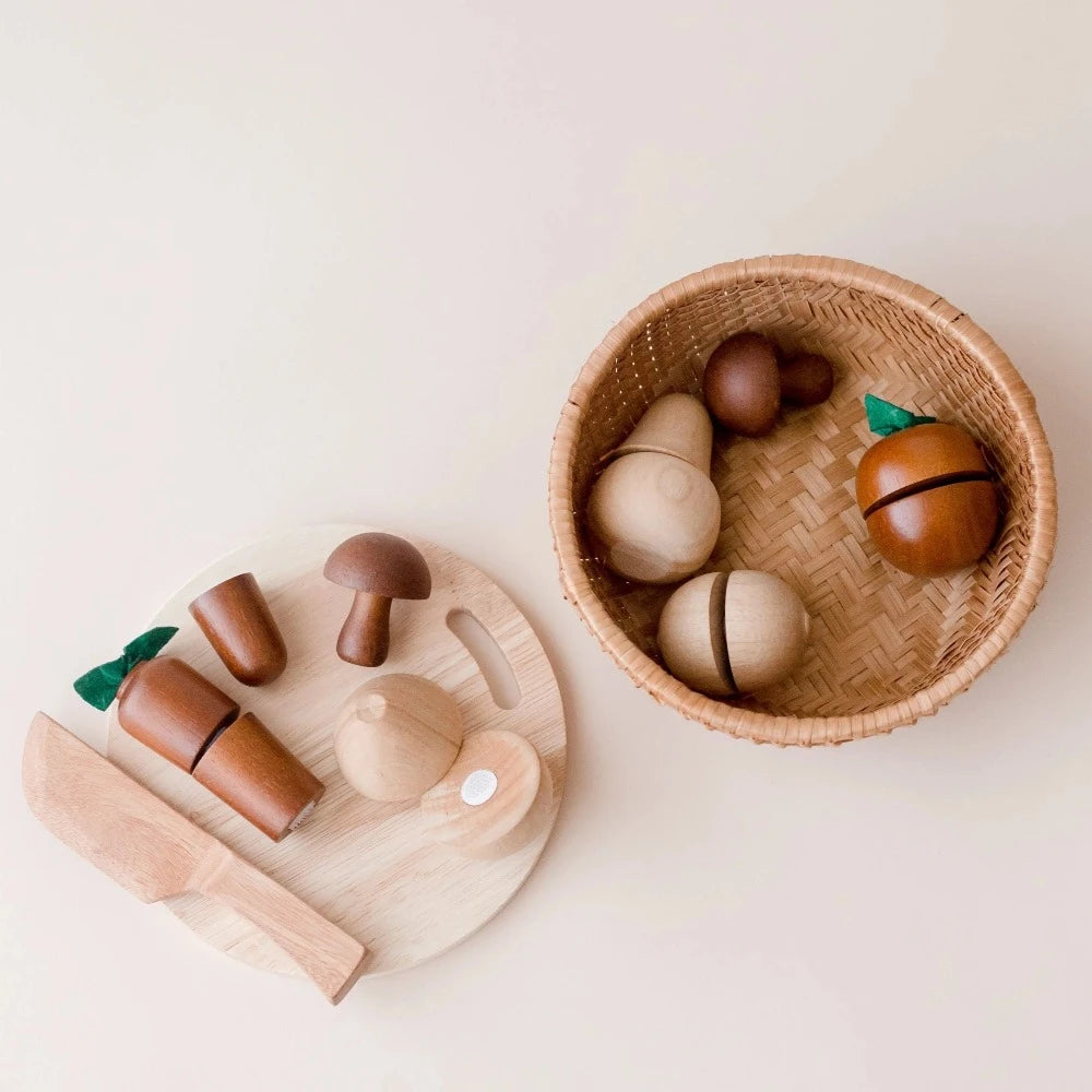 Wooden Natural Fruit Basket