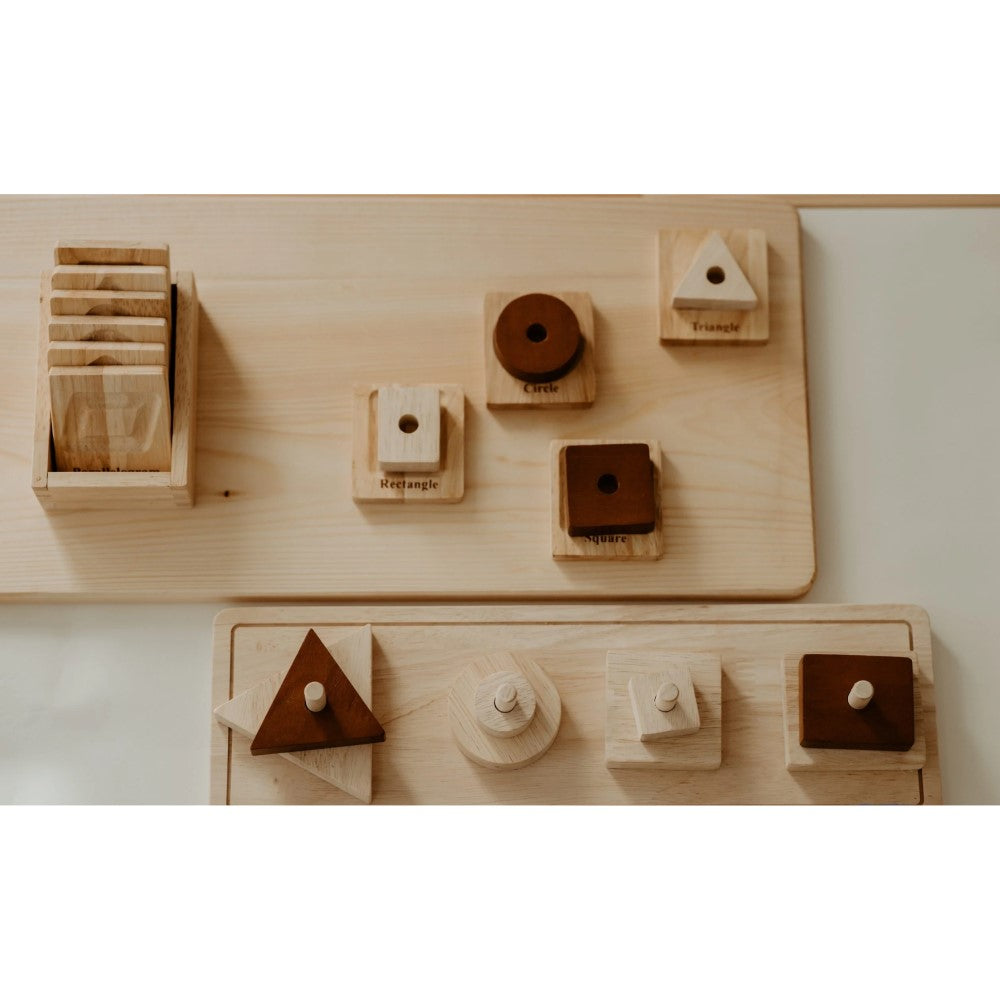 Wooden Natural Shape Sorter