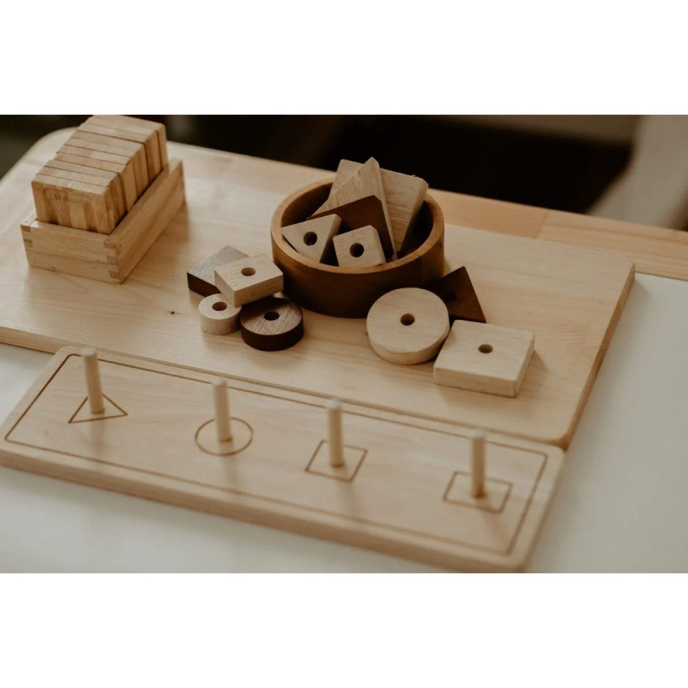 Wooden Natural Shape Sorter