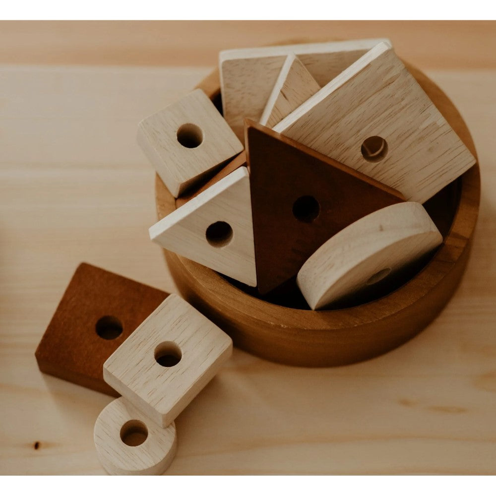 Wooden Natural Shape Sorter