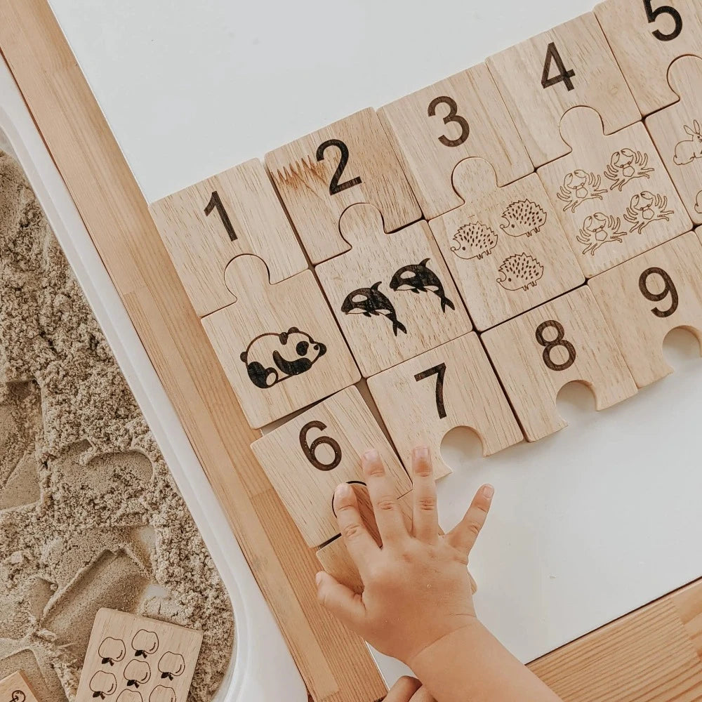 Wooden Numeric Jigsaw Puzzle