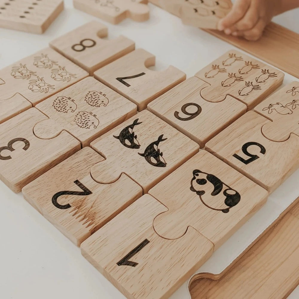 Wooden Numeric Jigsaw Puzzle