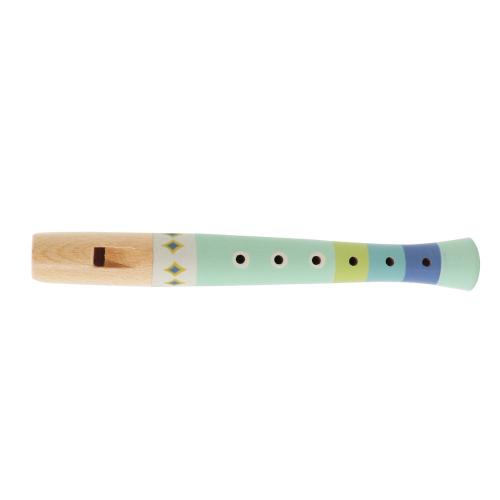 Wooden Recorder Flute Play Green