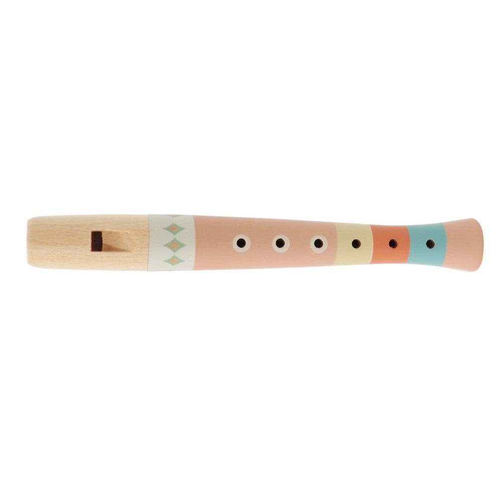 Wooden Recorder Flute Play Orange