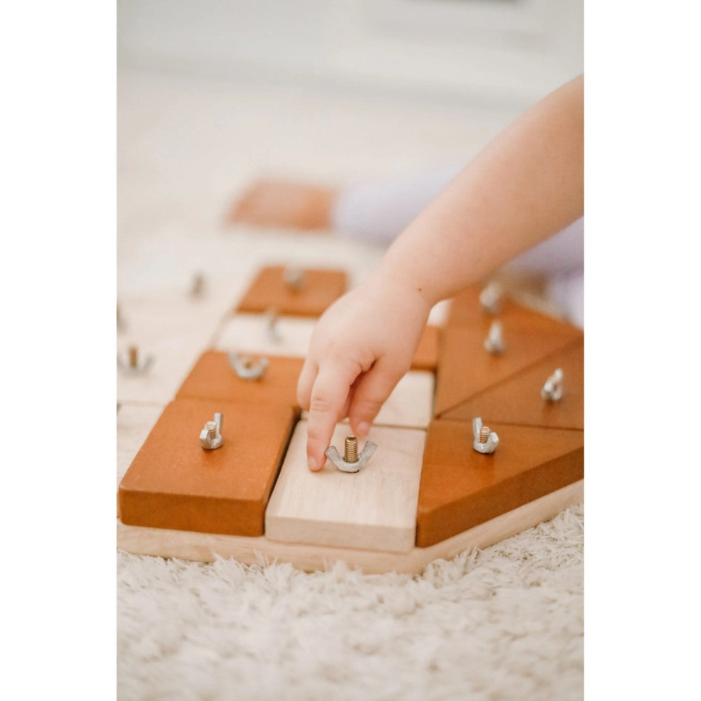 Wooden Tactile Learning Board