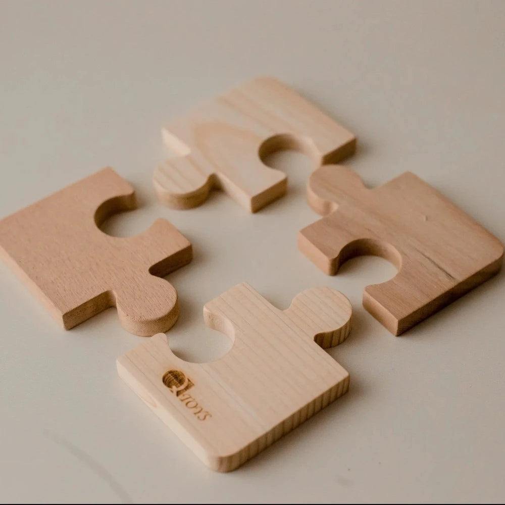 Wooden Toddler Contrast Puzzle