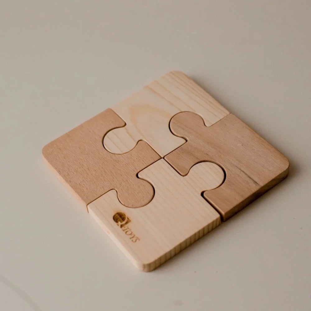 Wooden Toddler Contrast Puzzle