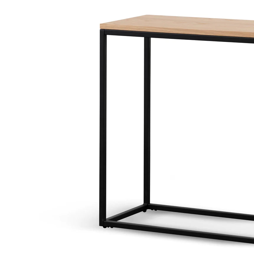 Wooden Top Metal Frame Console Table 160cms